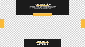 Webinar Background Design vector