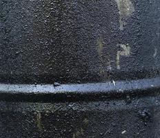 mancha de aceite en el fondo completo del tanque de aceite foto