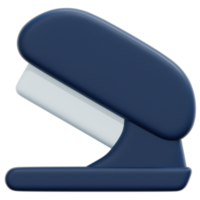 stapler 3d render icon illustration png