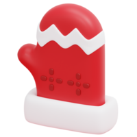 christmas 3d render icon illustration png