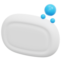 illustration d'icône de rendu 3d de savon png