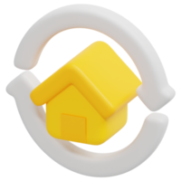 renovierung 3d-render-symbol-illustration png