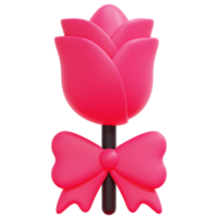 flor 3d render icono ilustración png