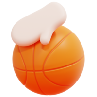 dribble 3d render icon illustration png