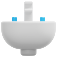 sink 3d render icon illustration png