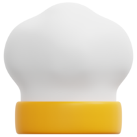 chapeau illustration d'icône de rendu 3d png