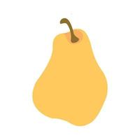Pears in flat style design vector image