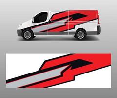 graphic abstract racing designs for vehicle Sticker vinyl wrap. Car decal vector