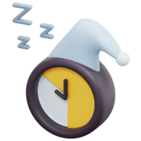 sömn 3d framställa ikon illustration png