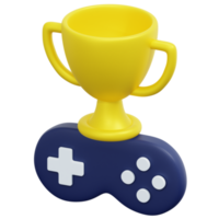 championship 3d render icon illustration png