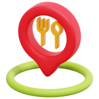 ilustração de ícone de renderização 3d de comida png