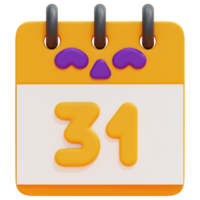 kalender 3d framställa ikon illustration png