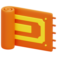 permadani 3d render icon illustration png