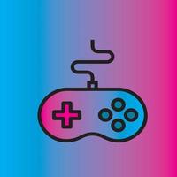 gamepad icon. flat style vector illustration
