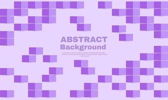 ilustración abstracta púrpura moderno fondo cuadrado 3d vector
