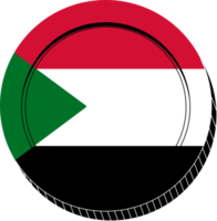 sudan hand dragen flagga, sudansk pund hand dragen png