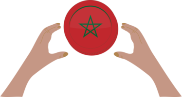 Moroccan hand drawn flag, Moroccan dirham  hand drawn png