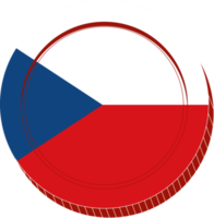 Tsjechisch hand- getrokken vlag, Tsjechisch kroon,euro hand- getrokken png