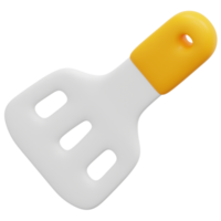 spatula 3d render icon illustration png