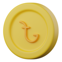 taka coin 3d icon png