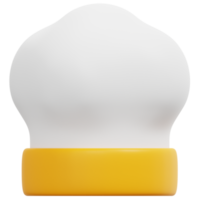 chapeau illustration d'icône de rendu 3d png