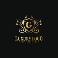 plantilla de logotipo de lujo. adecuado para el logotipo del hotel, el logotipo del mercado, el logotipo de la moda, el logotipo del resort, la boutique, la boda, etc. vector