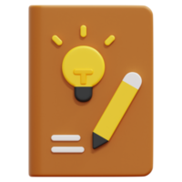 sketchbook 3d render icon illustration png