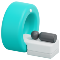 mri 3d render icon illustration png