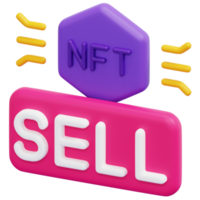 sell 3d render icon illustration png