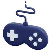 joystick 3d render icono ilustración png