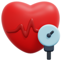 blood pressure 3d render icon illustration png