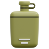 canteen 3d render icon illustration png