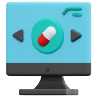 online pharmacy 3d render icon illustration png