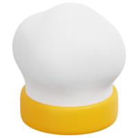 chapeau illustration d'icône de rendu 3d png