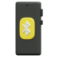 Bluetooth 3d rendere icona illustrazione png
