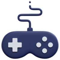 joystick 3d render icono ilustración png