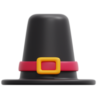 chapeau illustration d'icône de rendu 3d png