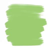 Green watercolor stain in hand drawn style on white background. Vector illustration