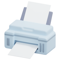 impresora 3d render icono ilustración png