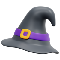 witch hat 3d render icon illustration png