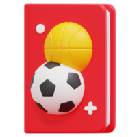 sport 3d render icon illustration png