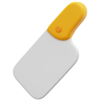 knife 3d render icon illustration png