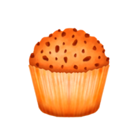 muffin vattenfärg ClipArt png