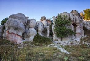 The natural phenomenon Kamenna Svatba or The Stone Wedding near city Kardzhali, Bulgaria photo