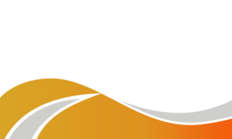 modelo de cartão de visita branco e laranja de fundo abstrato png