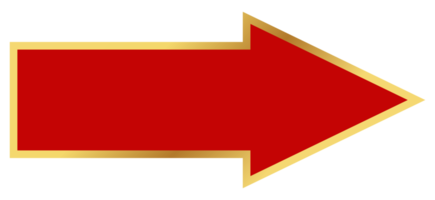 Red Arrow Surrounded by Golden Lines png