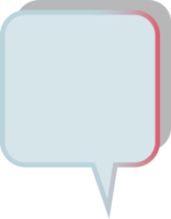 gray speech bubbles on transparent background . chat box or chat vector square and doodle message or communication icon Cloud speaking for comics and minimal message dialog png