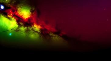 Space background. Realistic starry night. Cosmos and shining stars. Milky way and stardust. Color galaxy with nebula. Magic Infinite universe. photo