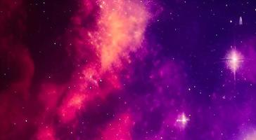 Space background. Realistic starry night. Cosmos and shining stars. Milky way and stardust. Color galaxy with nebula. Magic Infinite universe. photo