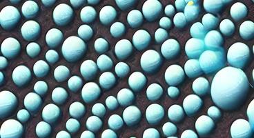 Bacteria and viruses on surface of skin, mucous membrane or intestine, model of MERS, HIV, flu, Escherichia coli, Salmonella, Klebsiella, Legionella, Mycobacterium tuberculosis, model of microbes photo